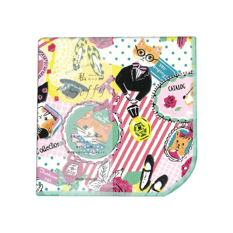 Soffy パイルハンカチ DRESSUPATEIER/YE